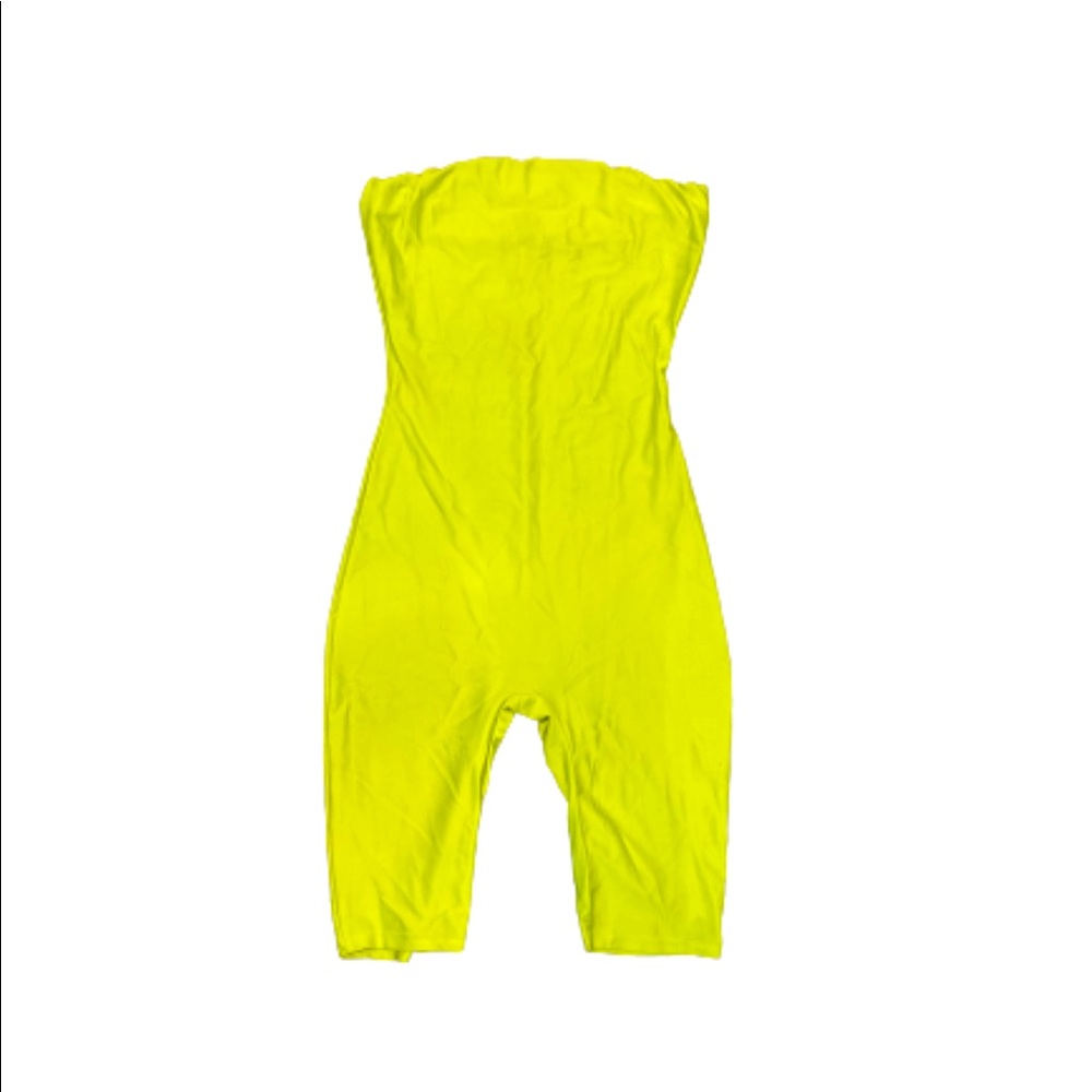 Yellow body suit